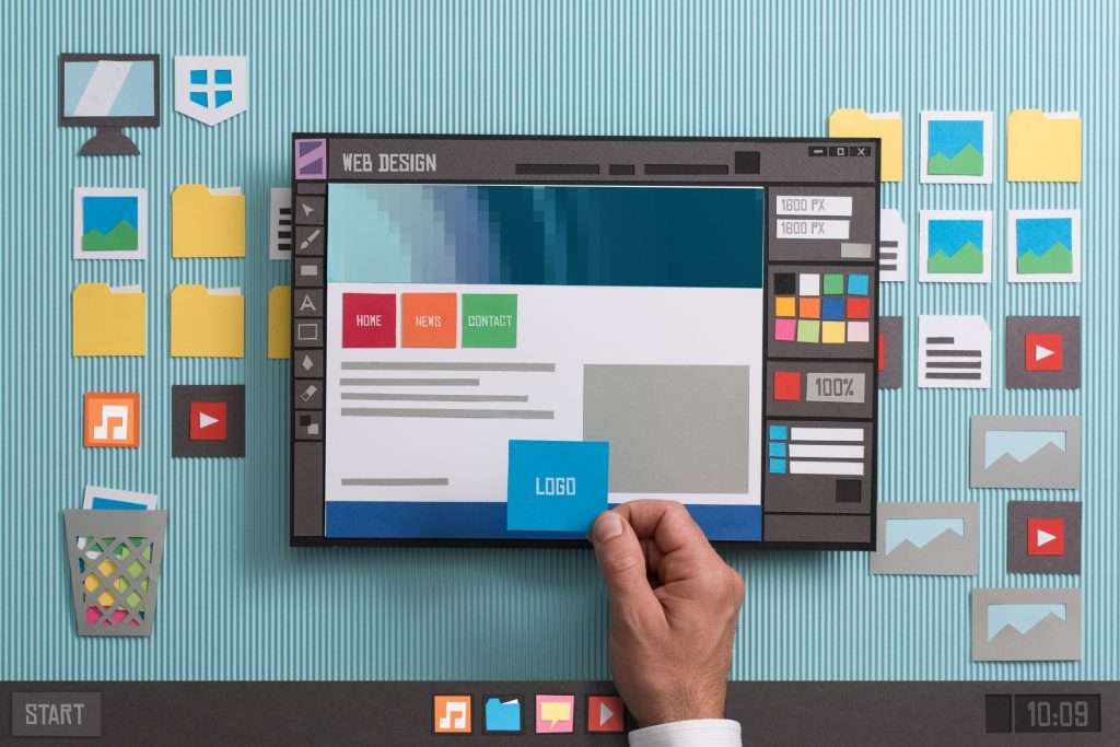 Web design software interface — understanding why your business may not appear in AI search results